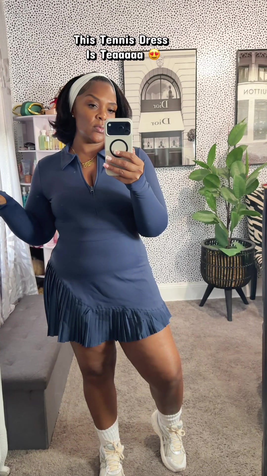 TikTok post by @prettytiff.1 for MASKERT. Caption reads: A cute lil fall fit😍😍 @MASKERT GIRL....