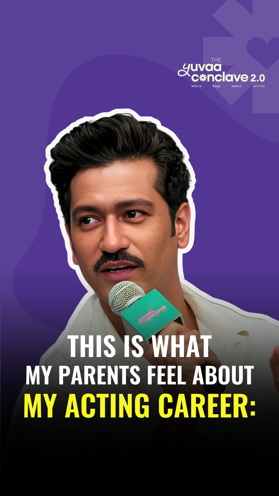 Instagram post by @tanejamainhoon for Yuvaa. Caption reads: [...] celebrated 10 years of Vicky Kaushal at....