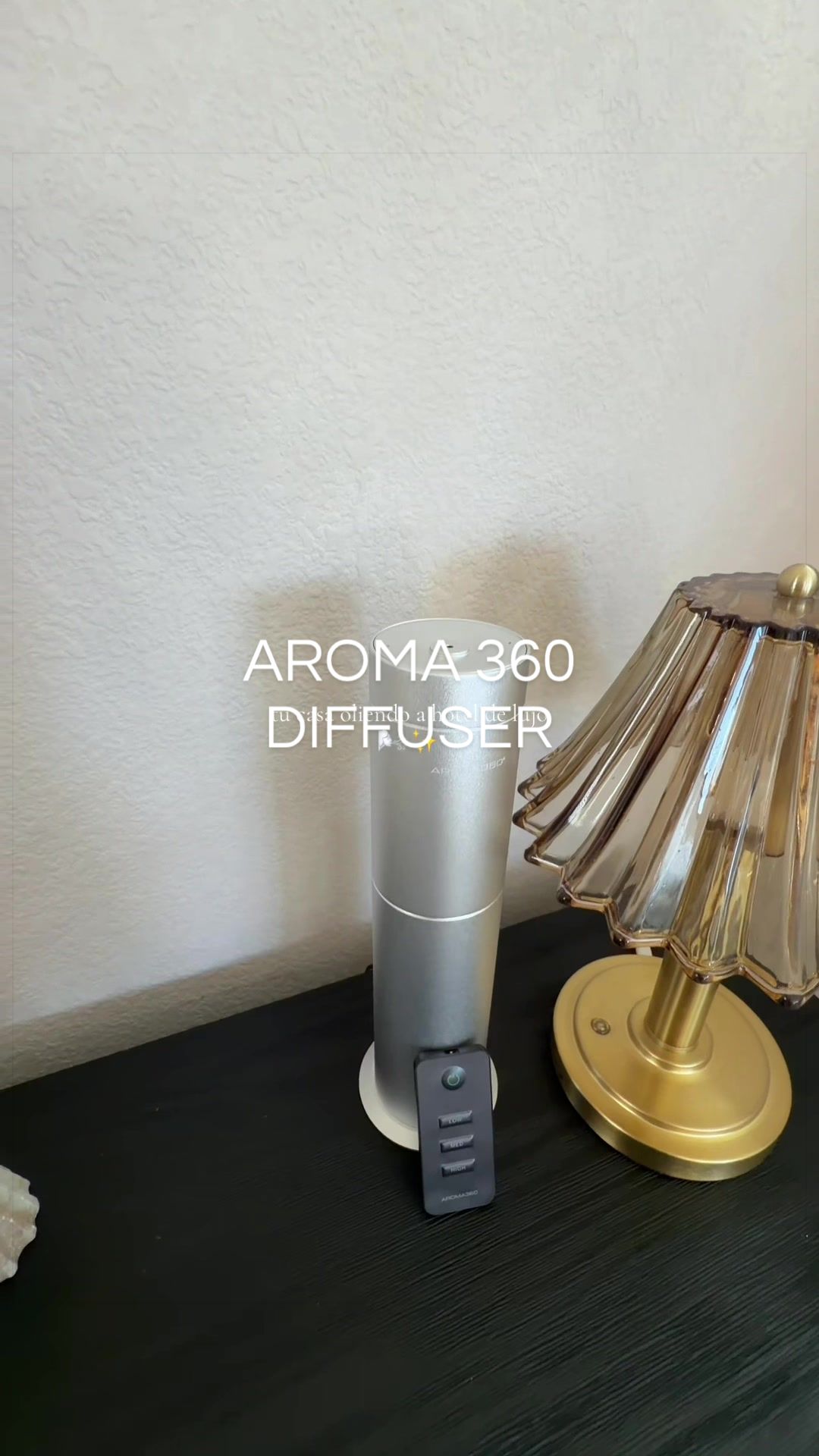TikTok post by @marilexiss for Aroma360. Caption reads: [...] #homeimprovement #homefinds #perfume....