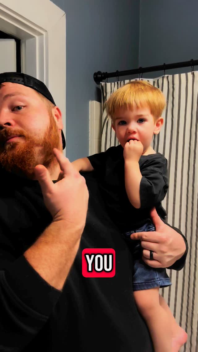 Instagram post by @austingeter for Dollar Shave Club. Caption reads: Kids want to be involved in everything 😂 i just....