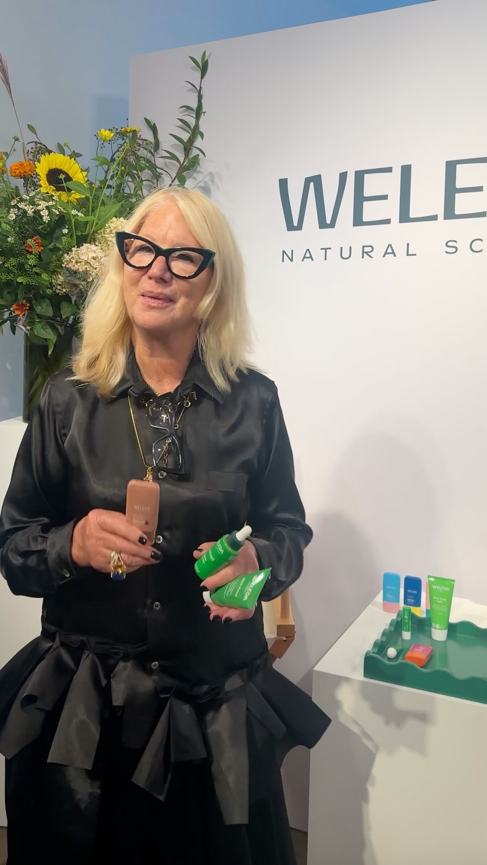 Instagram post by @thevalgarland for Weleda. Caption reads: AD The original recipe for glow….Skin Food since....