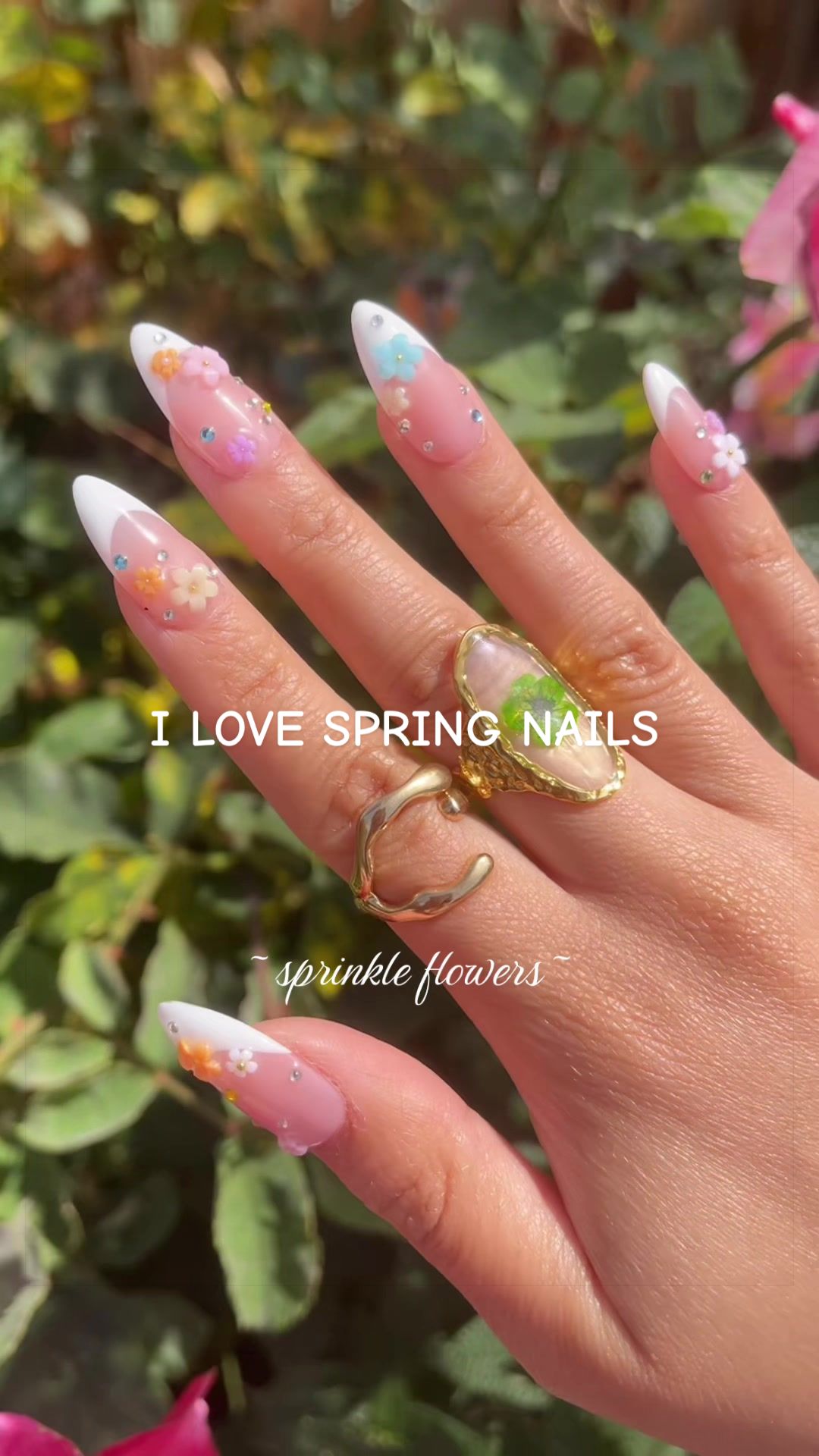 TikTok post by @foofy_pants for Nailphoria. Caption reads: french tip but make it fun 😌💅🏼 #fyp #nailphoria....