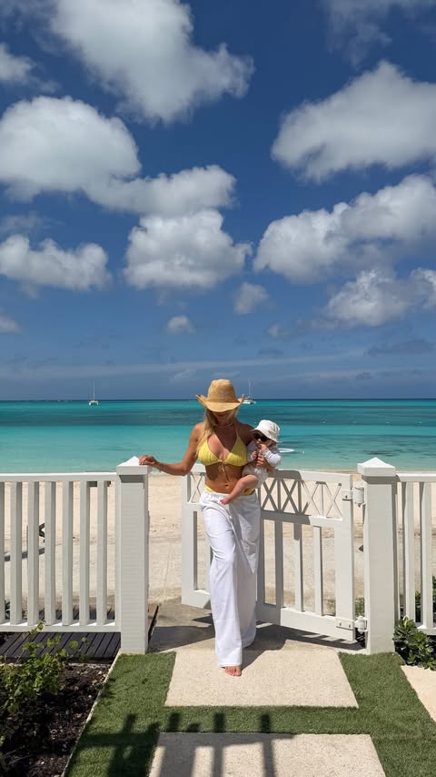 Instagram post by @martamielczarskaa for Sandals Resorts. Caption reads: I could get used to waking up to this view at....