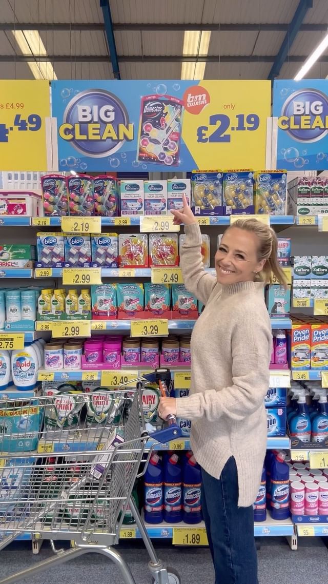 Instagram post by @arrowsmithshome__ for Domestos. Caption reads: Ad THE BIG CLEAN EVENT IS BACK ON @bm_stores....