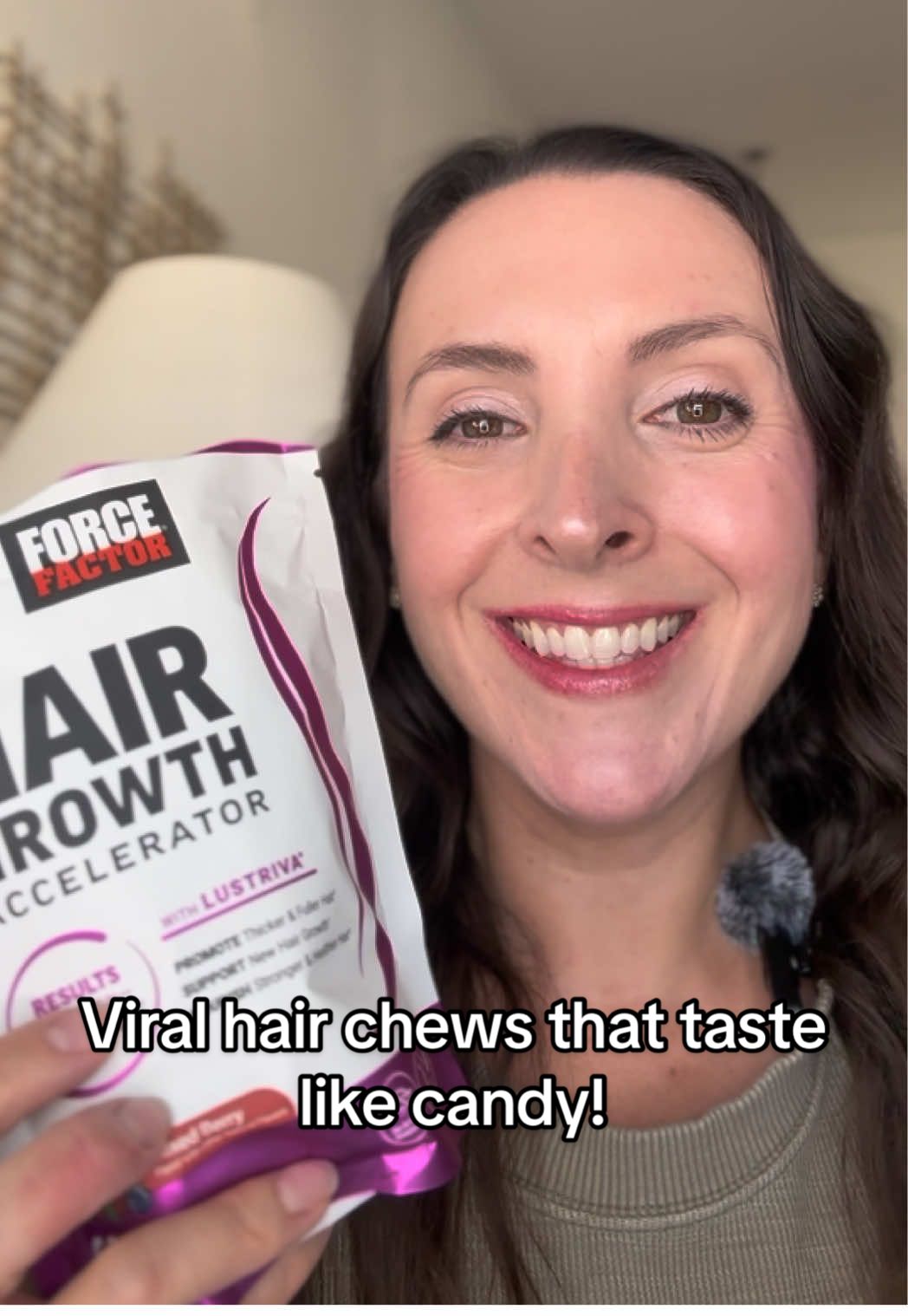 TikTok post by @jen_rinaldi for Force Factor. Caption reads: I’ve been seeing these everywhere and finally had....