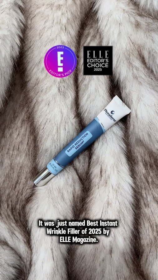 Instagram post by @thedintheusa for Plexaderm. Caption reads: #sponsored ✨ Say hello to smoother,....