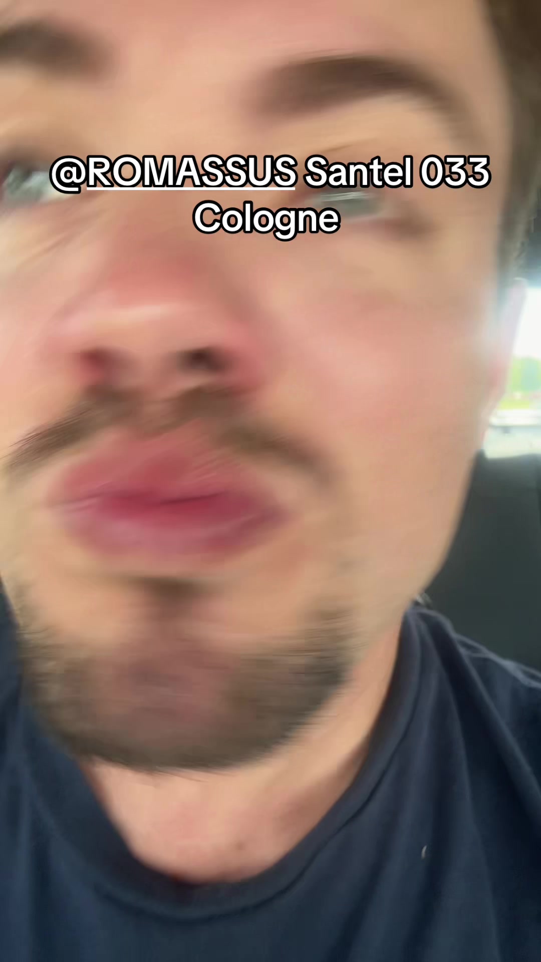 TikTok post by @aaronhorton14 for Romass. Caption reads: Santel 033 Cologne by @ROMASS US is by far one of....