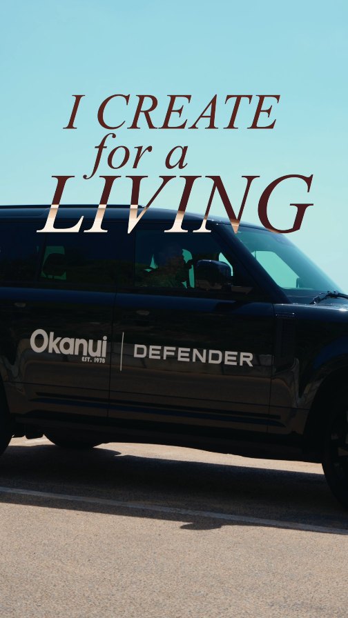 Instagram post by @__juey for Okanui. Caption reads: Escaping the everyday with Okanui & Defender

#Ad....