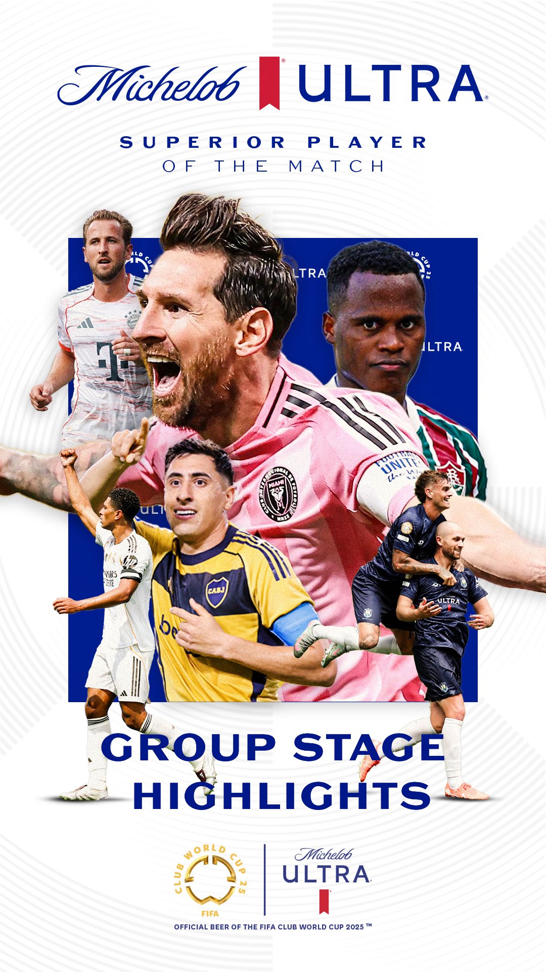 Instagram post by @fifaclubworldcup for Michelob ULTRA. Caption reads: Watch this! Skills overload in the group stage –....
