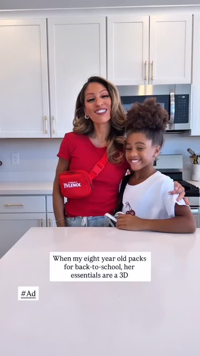 Instagram post by @hellopalmerfamily for Zarbee's. Caption reads: #ZarbeesPartner Back-to-school season means....