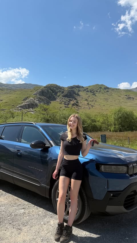 Instagram post by @__jadelloyd__ for Jeep. Caption reads: solo summer adventures with @jeep_uk 🚙☀️🌿 days....