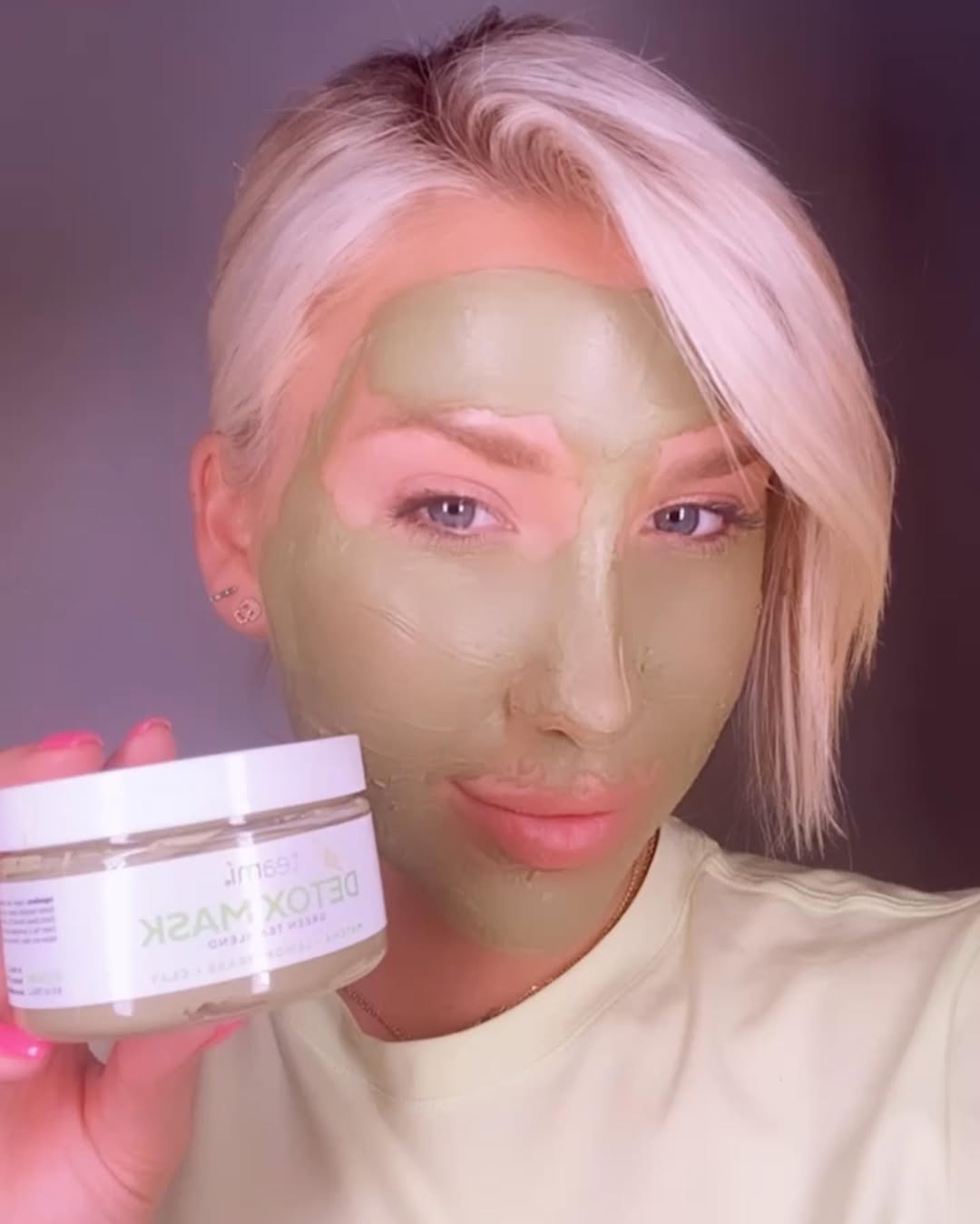 Instagram post by @savannahchrisley for Teami Blends. Caption reads: Since starting my own makeup brand, I've learned....