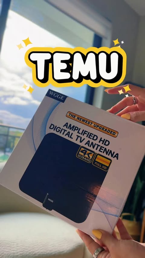 Instagram post by @goksjournal for Temu. Caption reads: Sponsored by Temu ✨ I didn’t expect this antenna....