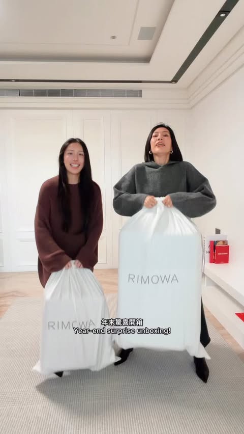 Instagram post by @aaron77926 for RIMOWA. Caption reads: @rimowa new Essential colors are here, and [...].