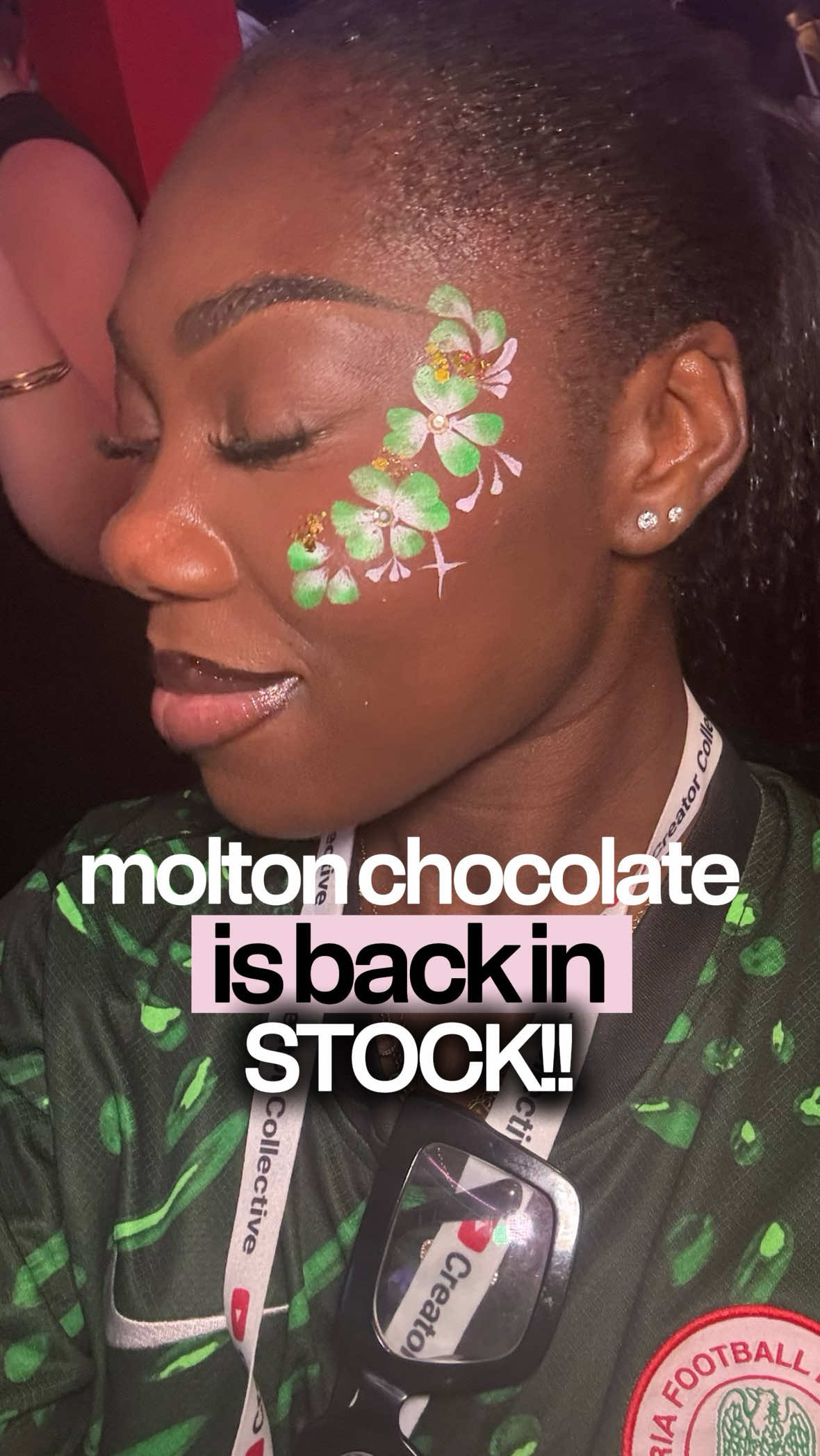 TikTok post by an influencer for e.l.f. Cosmetics UK. Caption reads: [...] is NOT a drill 👀🤩 @e.l.f. Cosmetics UK 💋....