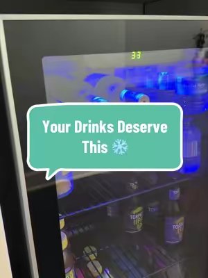 TikTok post by @arielthecarolinagirl for Cowsar Appliance. Caption reads: [...] on demand! ❄️ Link above my name. @Cowsar....