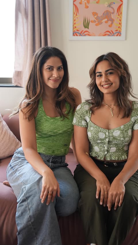 Instagram post by @sakshishivdasani for Knorr. Caption reads: She’s manifesting soulmates, I’m manifesting....