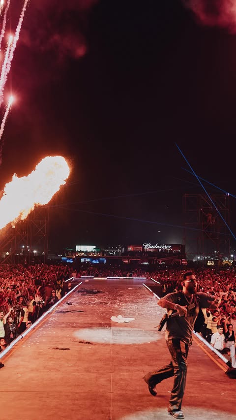 Instagram post by @karanaujla for Rolling Loud. Caption reads: @rollingloudindia was a movie.

ABU DHABI NOV....