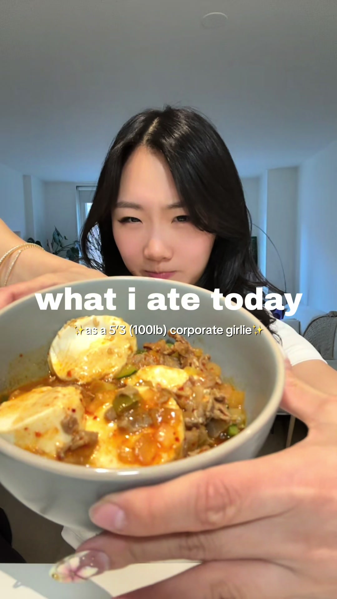TikTok post by @xtineseo for Fullight_global. Caption reads: What i ate today part 238 ☀️Brekkie: @Fullight....