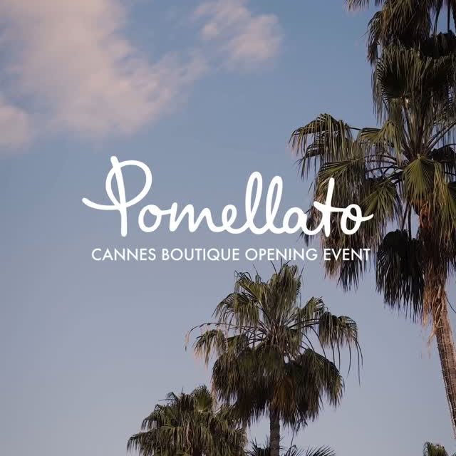 Instagram post by @sametgorgozfilms for Pomellato. Caption reads: Shooting for @pomellato !
Cannes boutique opening....