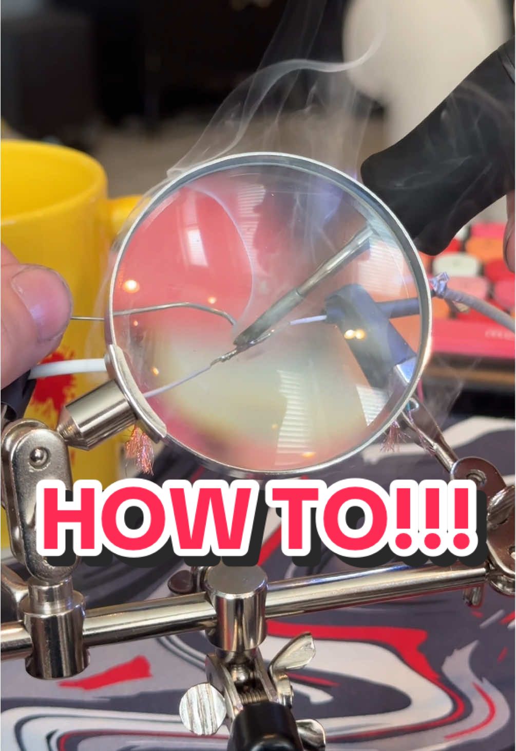 TikTok post by @suprafinds for TESMEN. Caption reads: [...] T1 Max Cordless Soldering Iron and the....