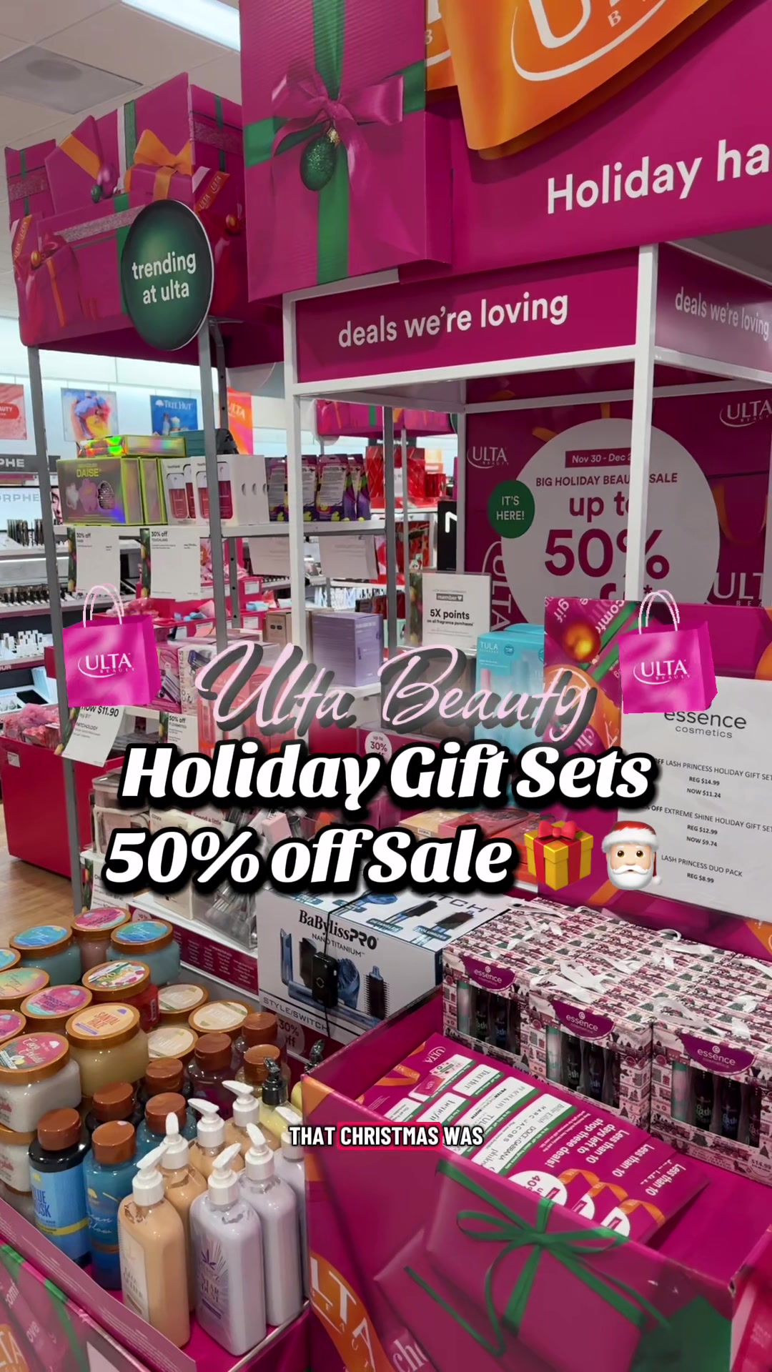 TikTok post by @leanne.bretanha for Patchology. Caption reads: Christmas is exactly 10 days away.. but don’t....