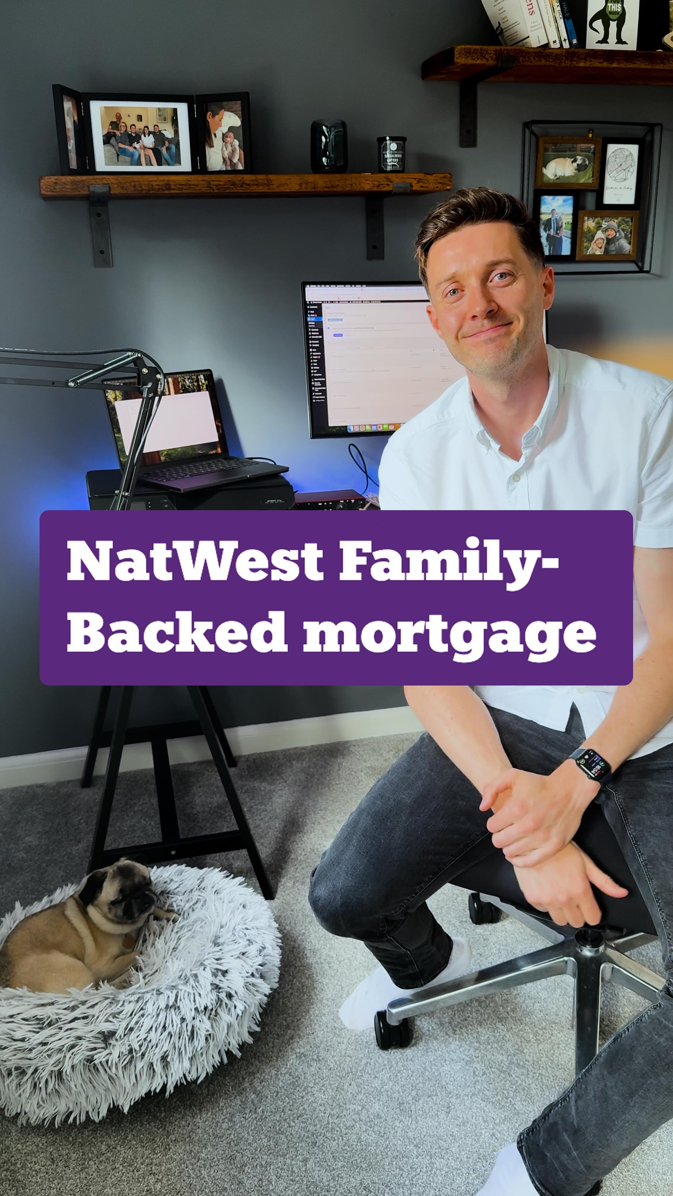 Instagram post by @themoneystocker for NatWest. Caption reads: #Ad Send this to someone who might need help....