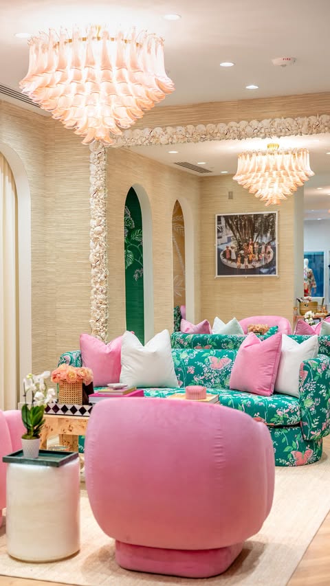 Instagram post by @jenniferlake for Lilly Pulitzer. Caption reads: Lovely Lilly Moments ✨ The @LillyPulitzer Cyber....