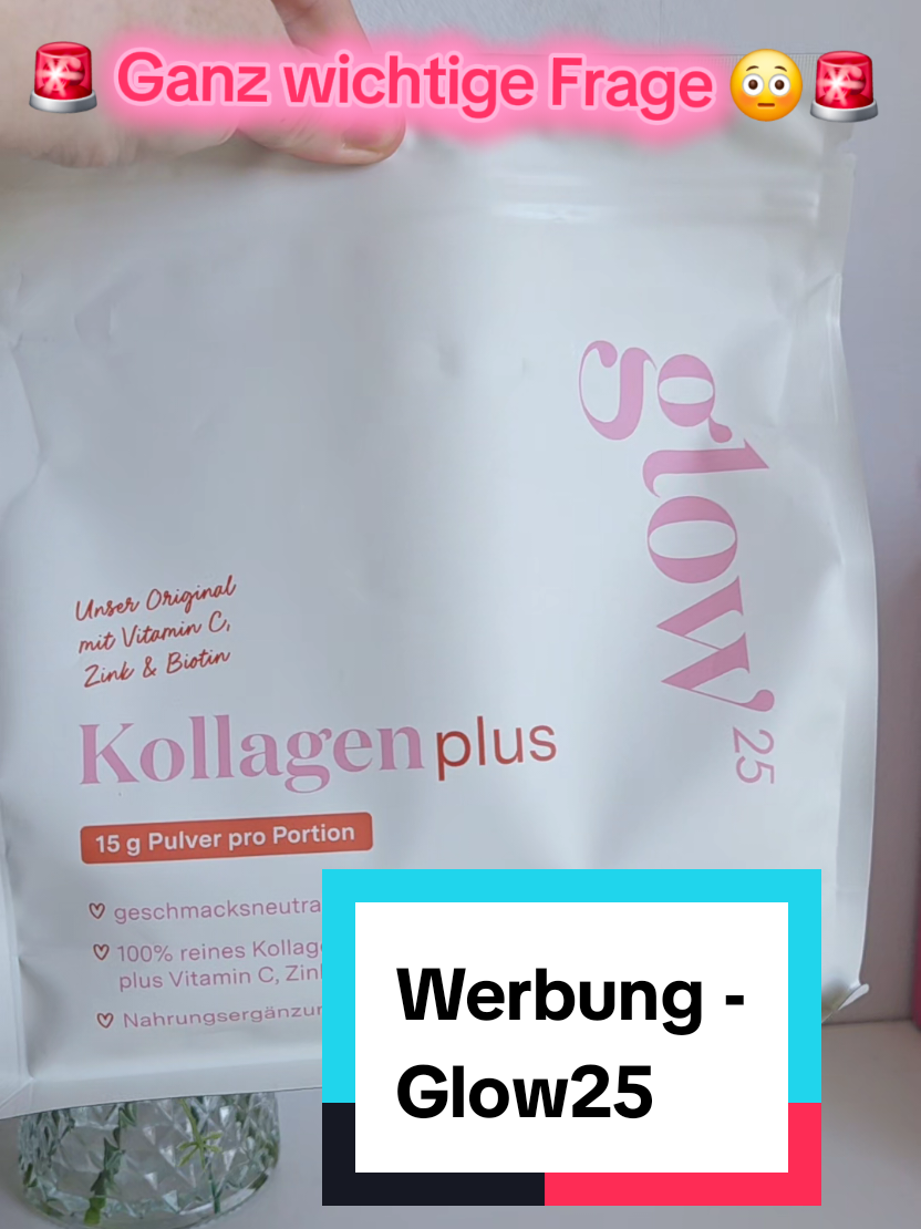 TikTok post by @heyanna42 for Glow25. Caption reads: Werbung - Mega Rabatt 😍🫢 #glow25....