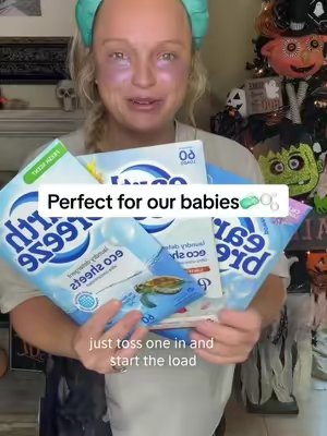 TikTok post by @shopwithmadisonrn for Earth Breeze. Caption reads: [...] and disaster-relief organizations....