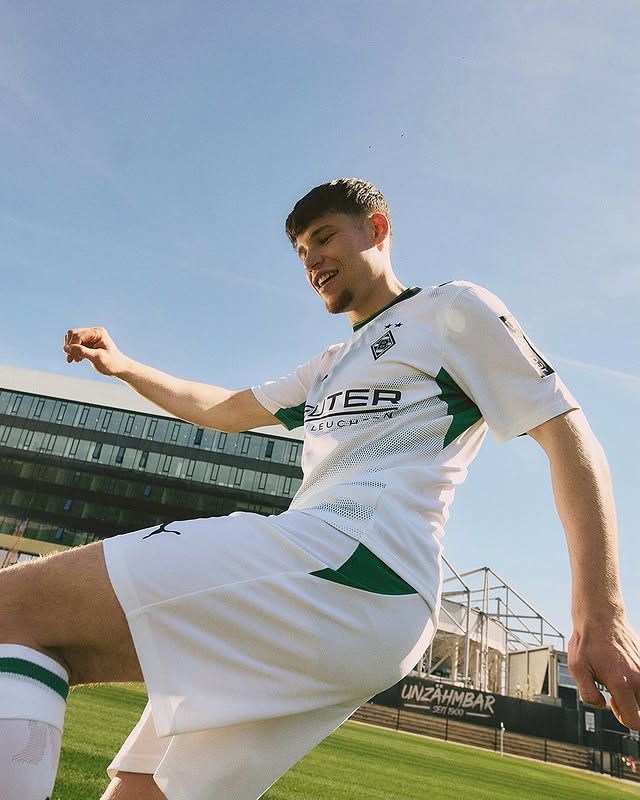 Instagram post by @lukas.ullrich_ for PUMA. Caption reads: [...] generation Borussia. The new @borussia x....