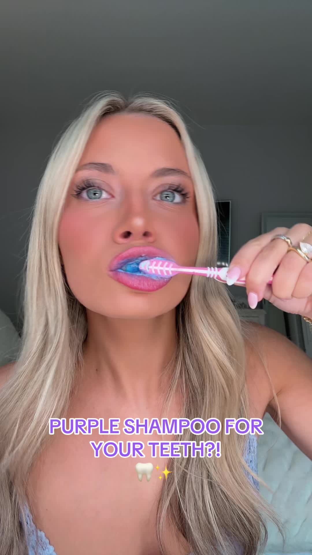 TikTok post by @brookechello for PurelyWHITE Deluxe. Caption reads: @purelywhitedeluxe this stuff is game changer.