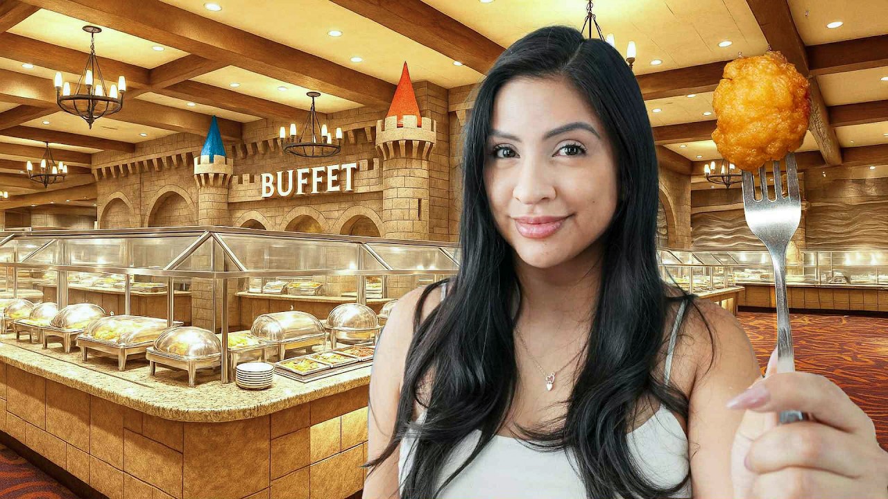 YouTube post by @NormaGeli for Drink LMNT. Caption reads: Is the EXCALIBUR BUFFET Worth it??.