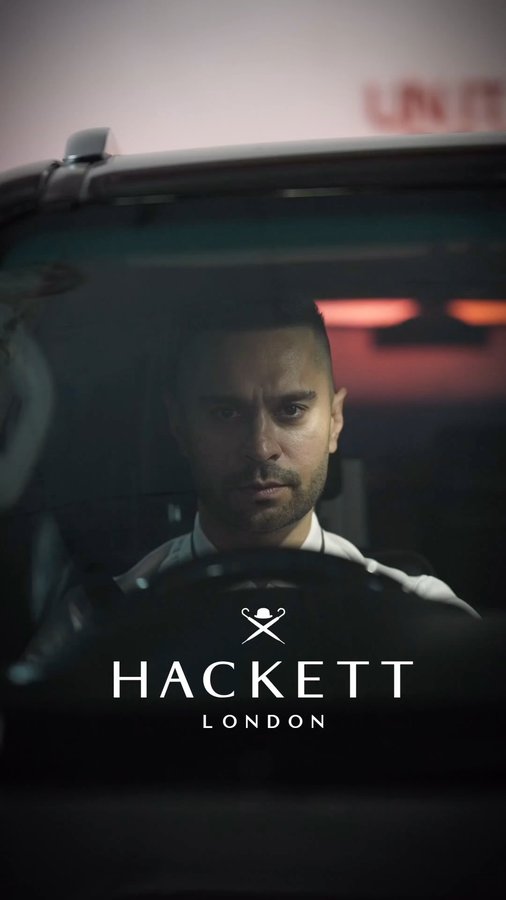 Instagram post by @gillracing for The Collective. Caption reads: Discover the @HackettLondon “Sports Collection” –....