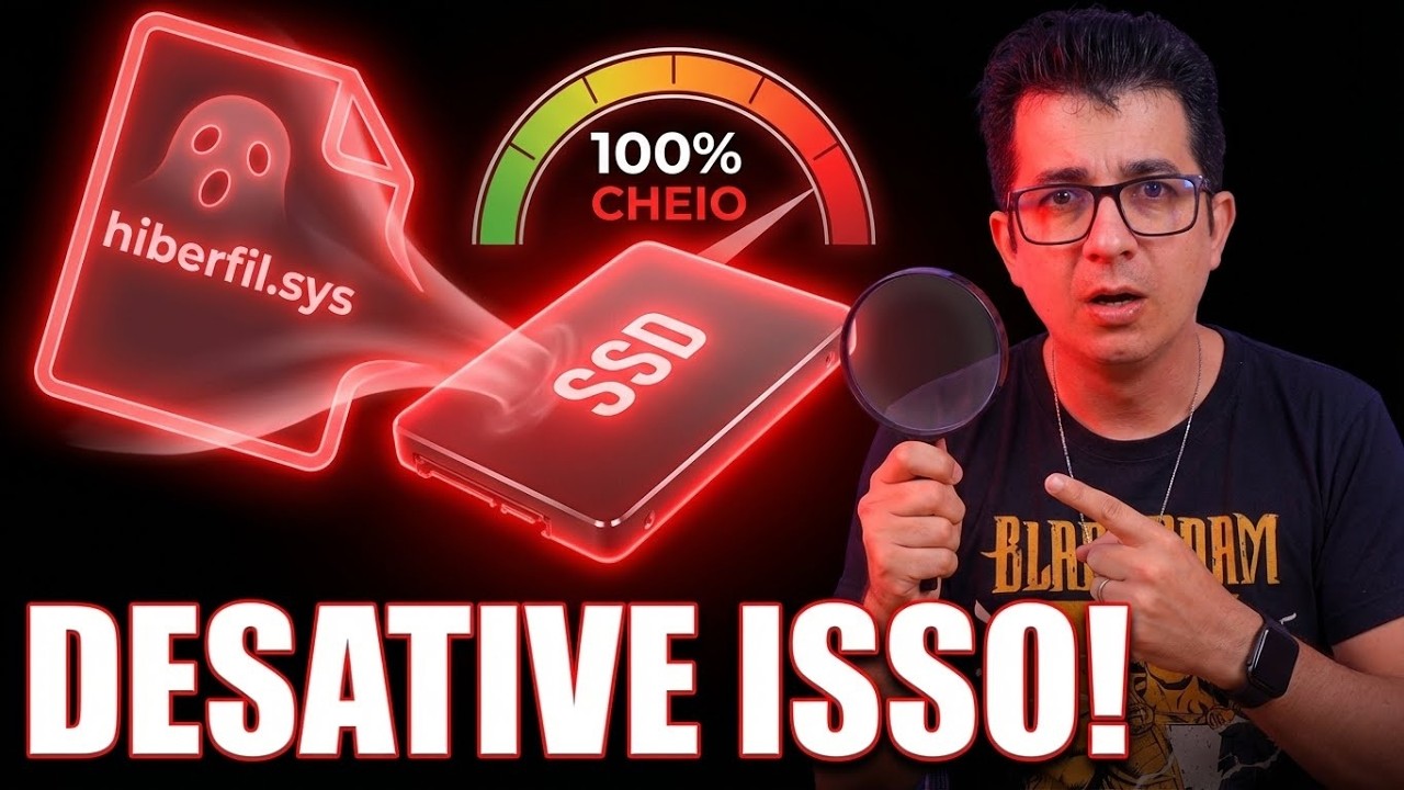 YouTube post by @mestresdainformatica for Gvgmall. Caption reads: This USELESS Windows feature is eating up your....