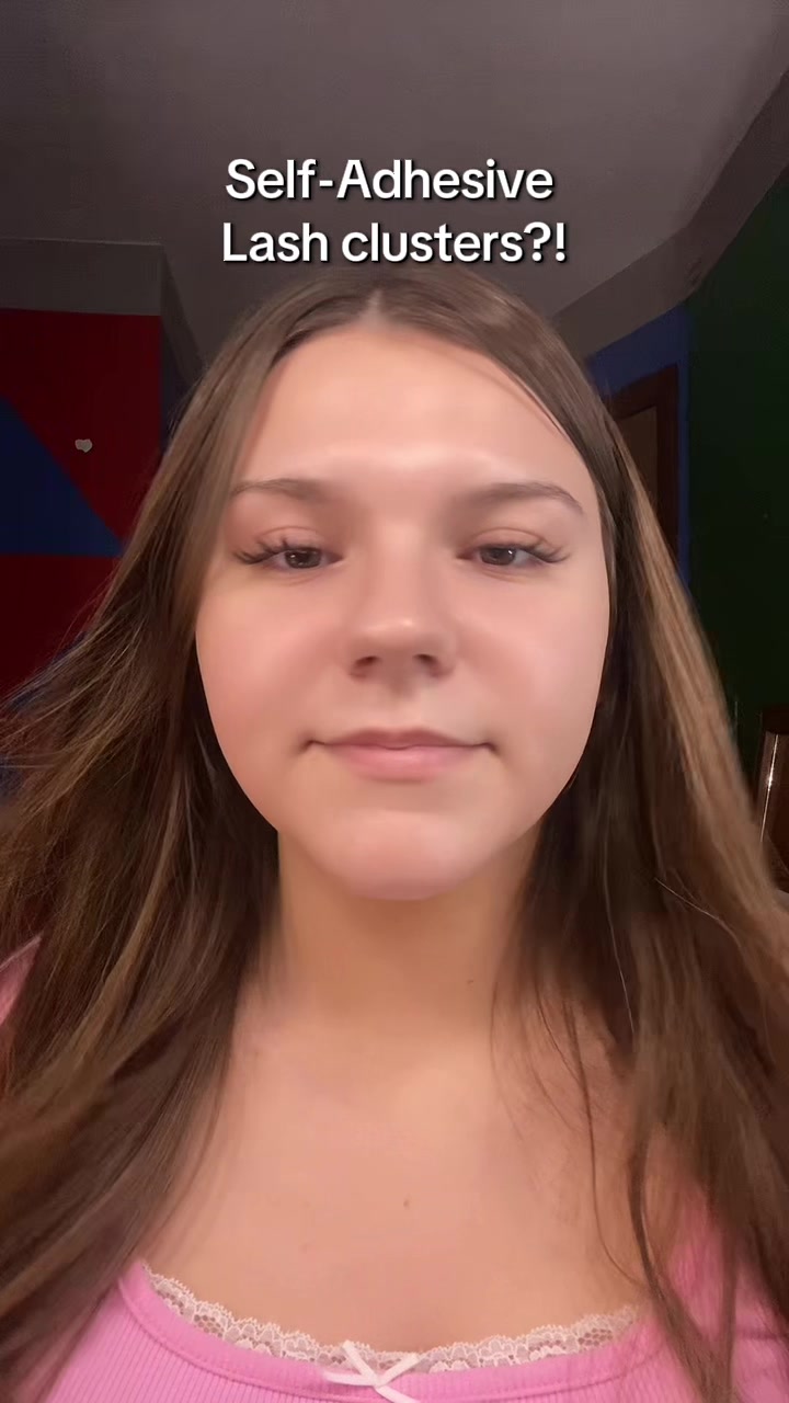 TikTok post by @jennabtwirlin for Lashterally. Caption reads: [...] fast application and easy removal!....