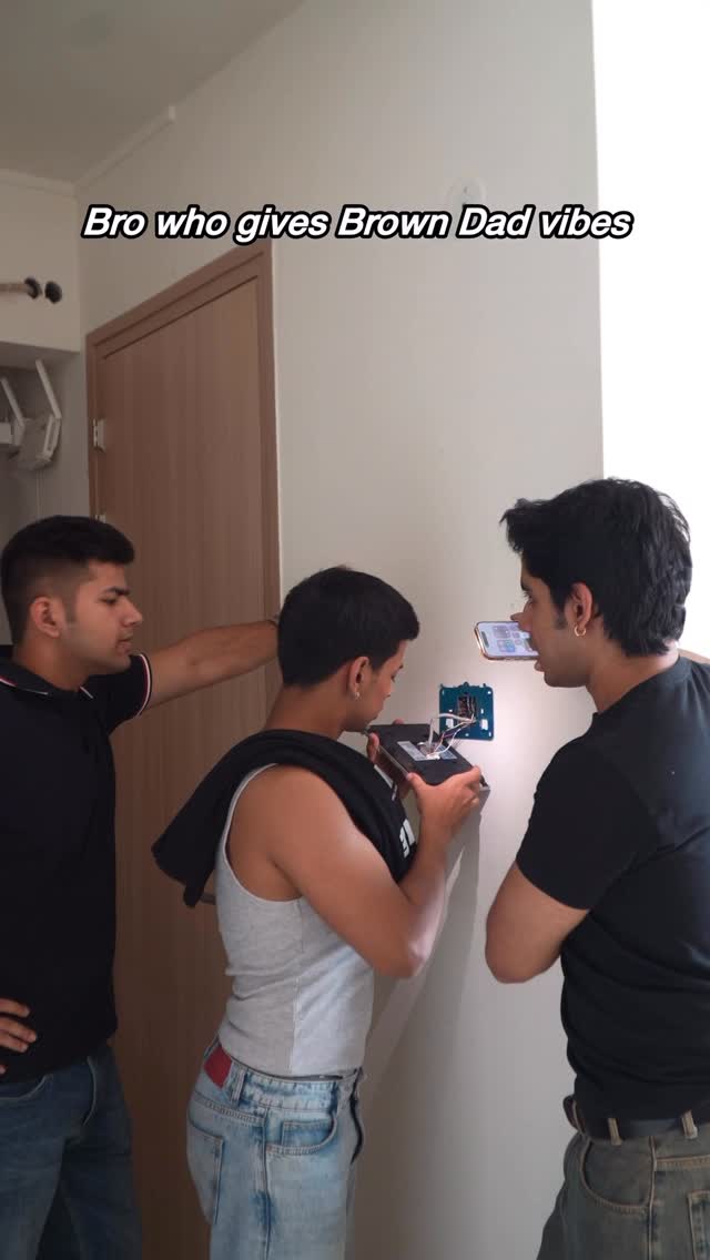 Instagram post by @hahahahardikkk for Portronics. Caption reads: Not calling for help and doing everything on our....