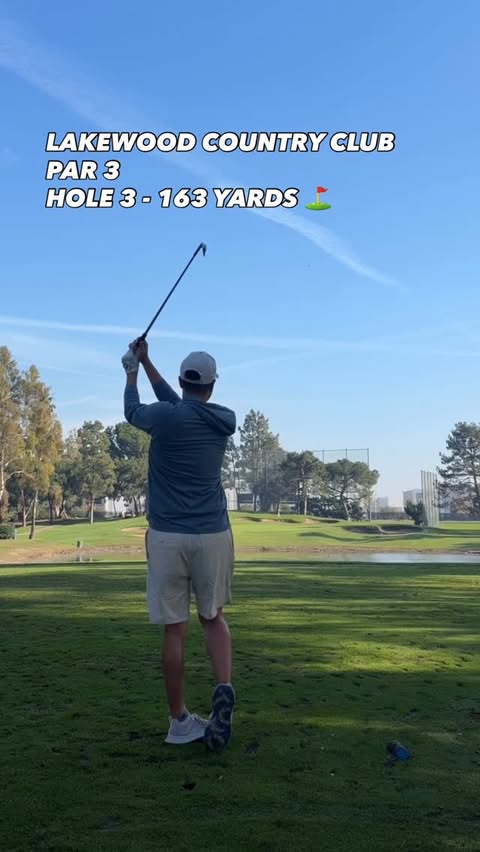 Instagram post by @forethenguyen for TaylorMade Golf. Caption reads: Weekly Hole Vlog ⛳️
•
3rd Hole @golflakewood - Par....