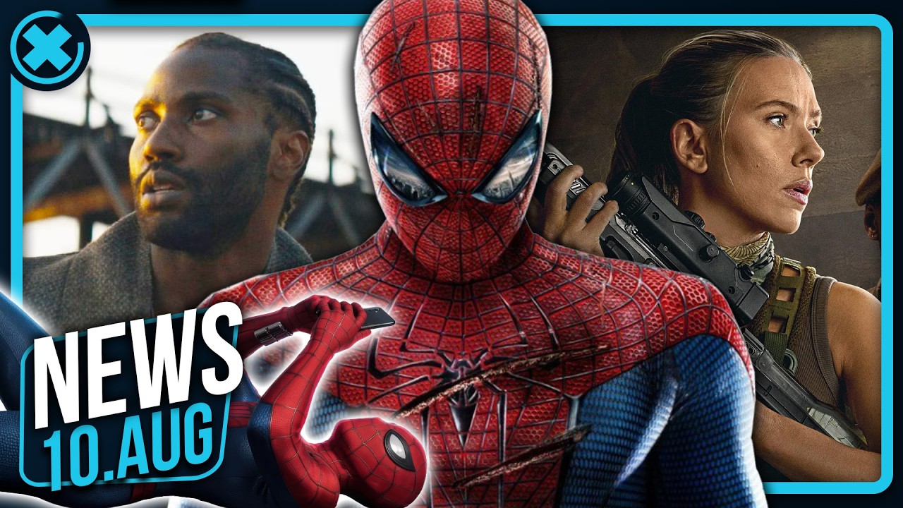 YouTube post by @FilmFlashde for audiio. Caption reads: Amazing Spider-Man 3? "MIME" Horror! Jurassic....