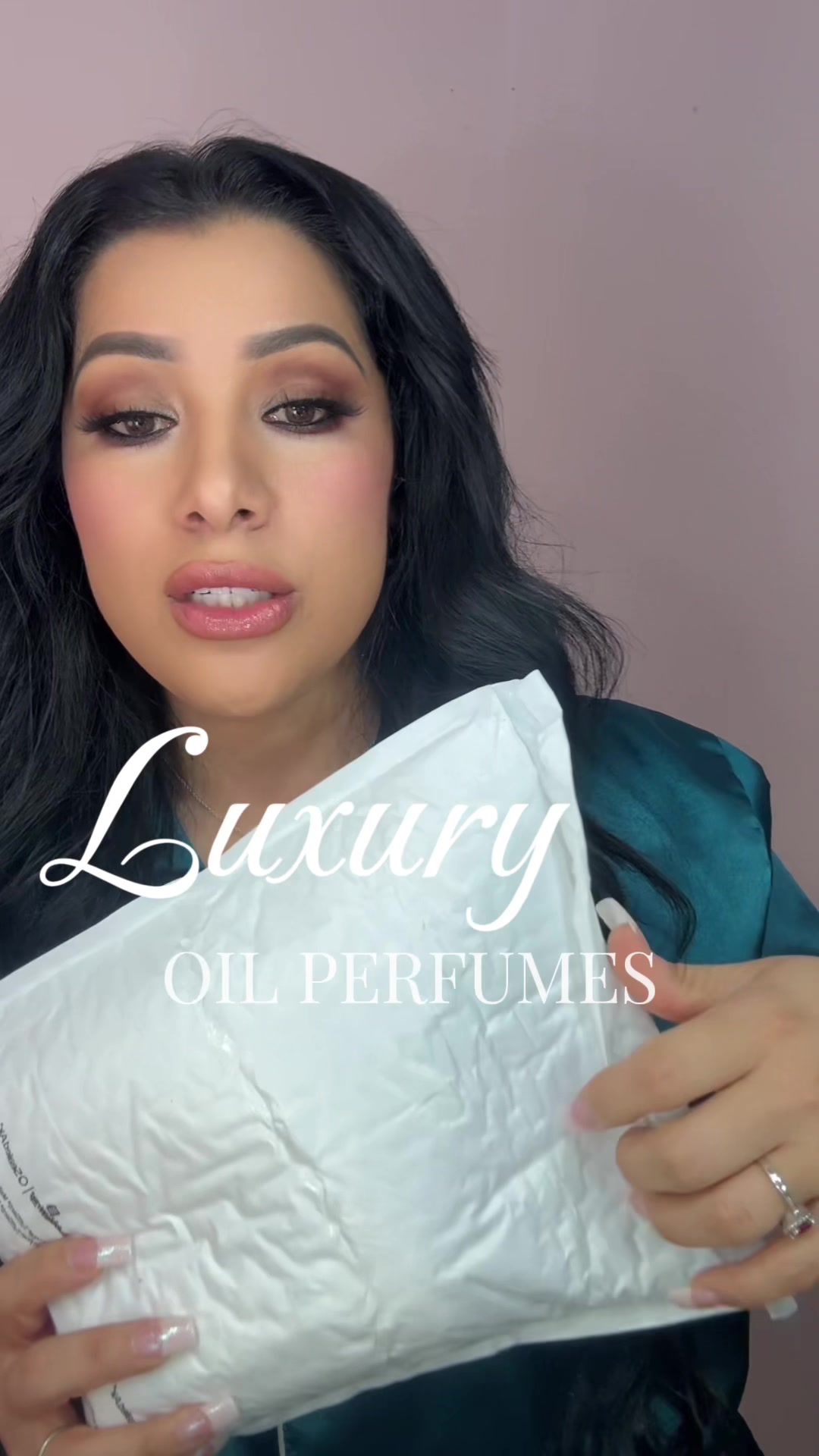 TikTok post by @lizethvlogs57 for Eternal Perfume Oils. Caption reads: @Eternal Perfume Oils #perfumeoils.
