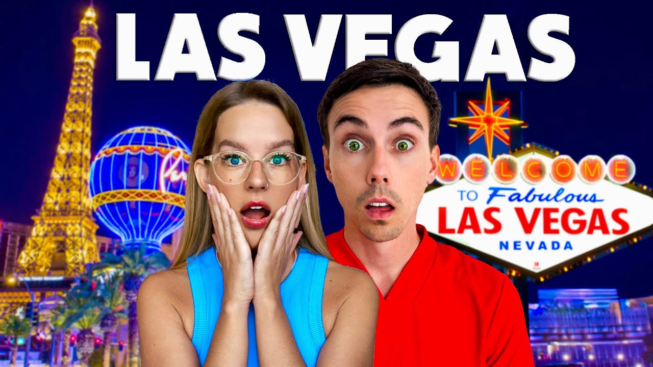 YouTube post by @2Passports1Dream for SafetyWing. Caption reads: They Told Us Vegas Was Dead… We Went Anyway.