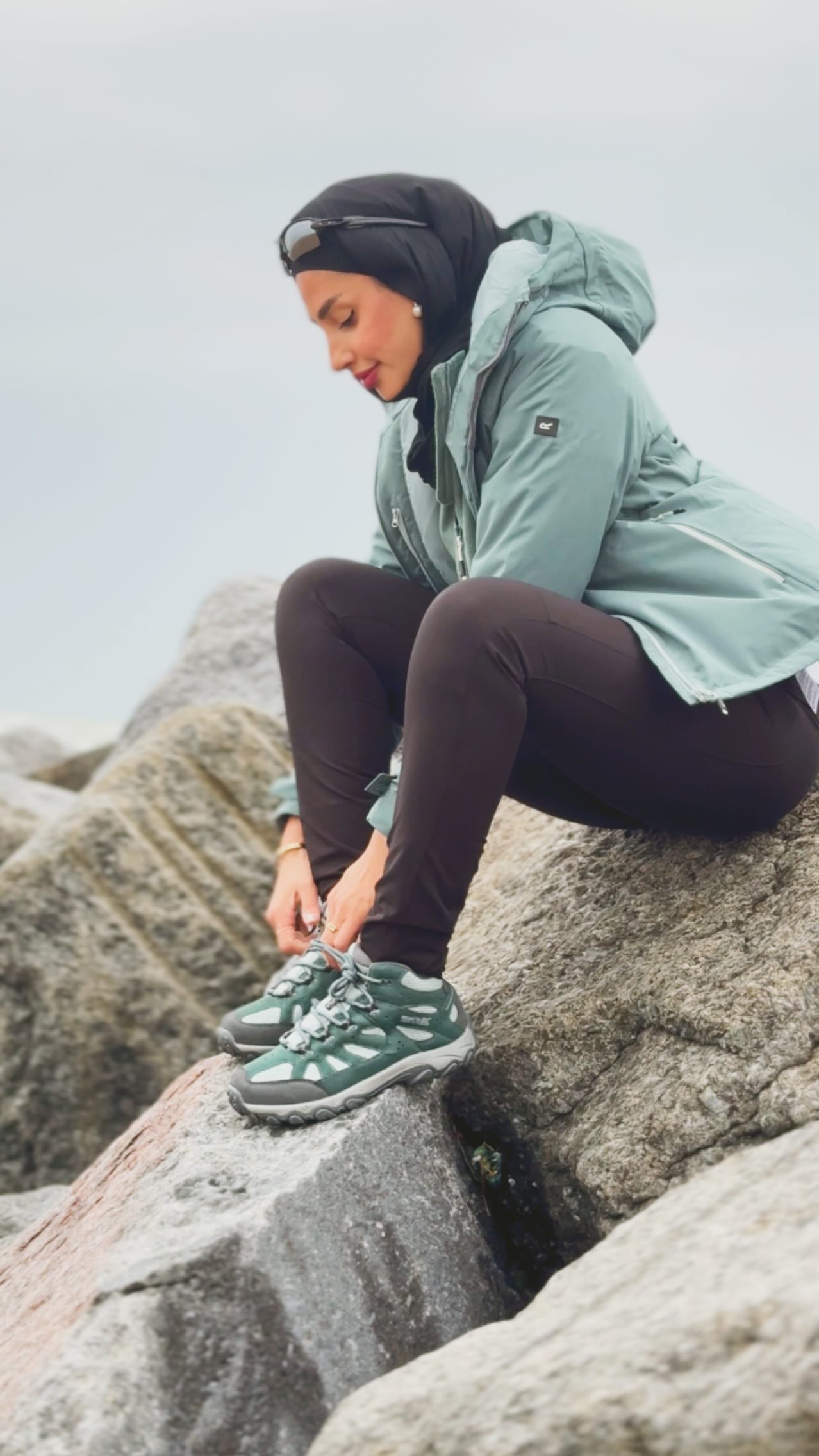 Instagram post by @zahrarosea for Regatta. Caption reads: 🌊 Whatever the weather, no matter the place, keep....