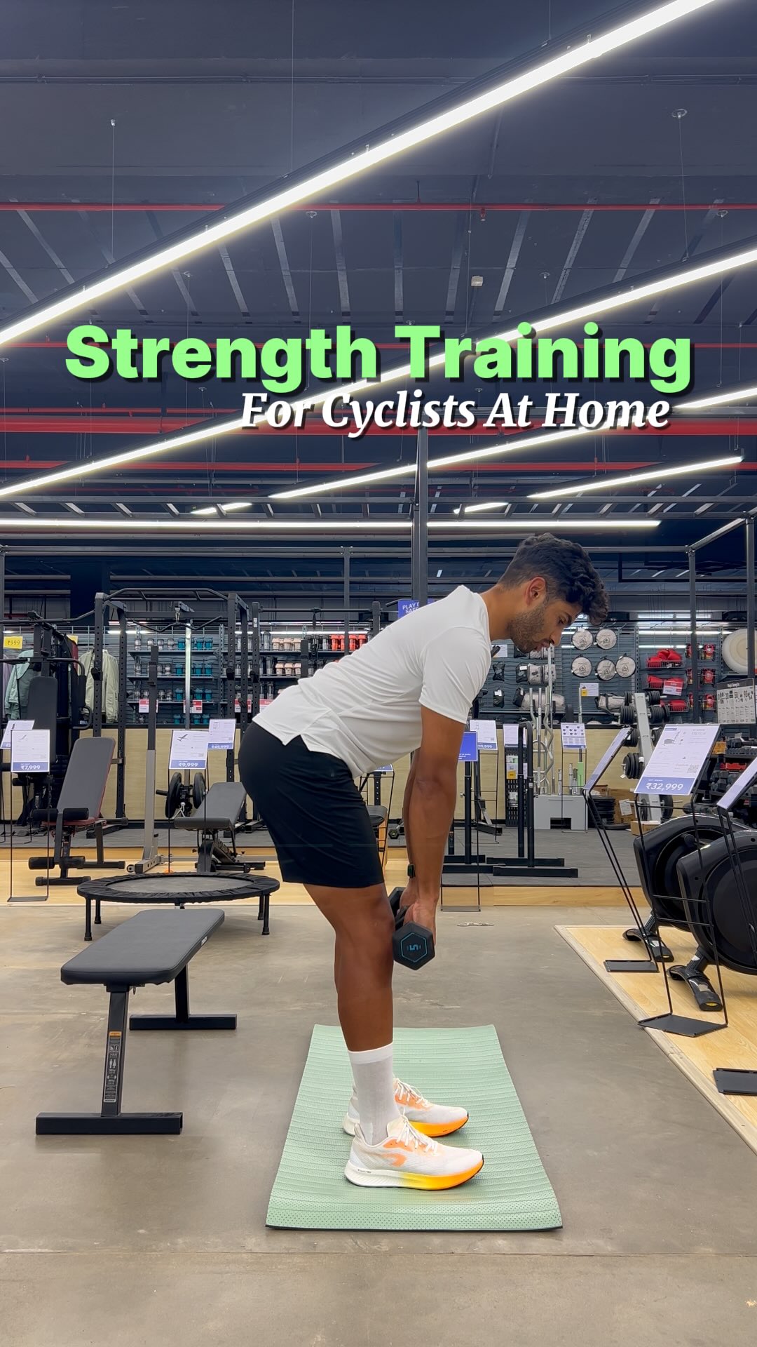 Instagram post by @joelssundaram for Decathlon. Caption reads: Episode 2: Strength training — the missing link in....