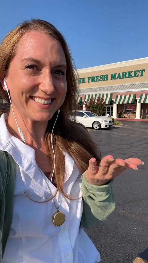 Instagram post by @our.blog.life for The Fresh Market. Caption reads: [...] school is here can you believe it?!....
