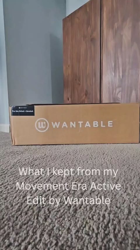 Instagram post by @keepingkizzees for Wantable. Caption reads: @wantable 's Movement Era Active Edit this month....