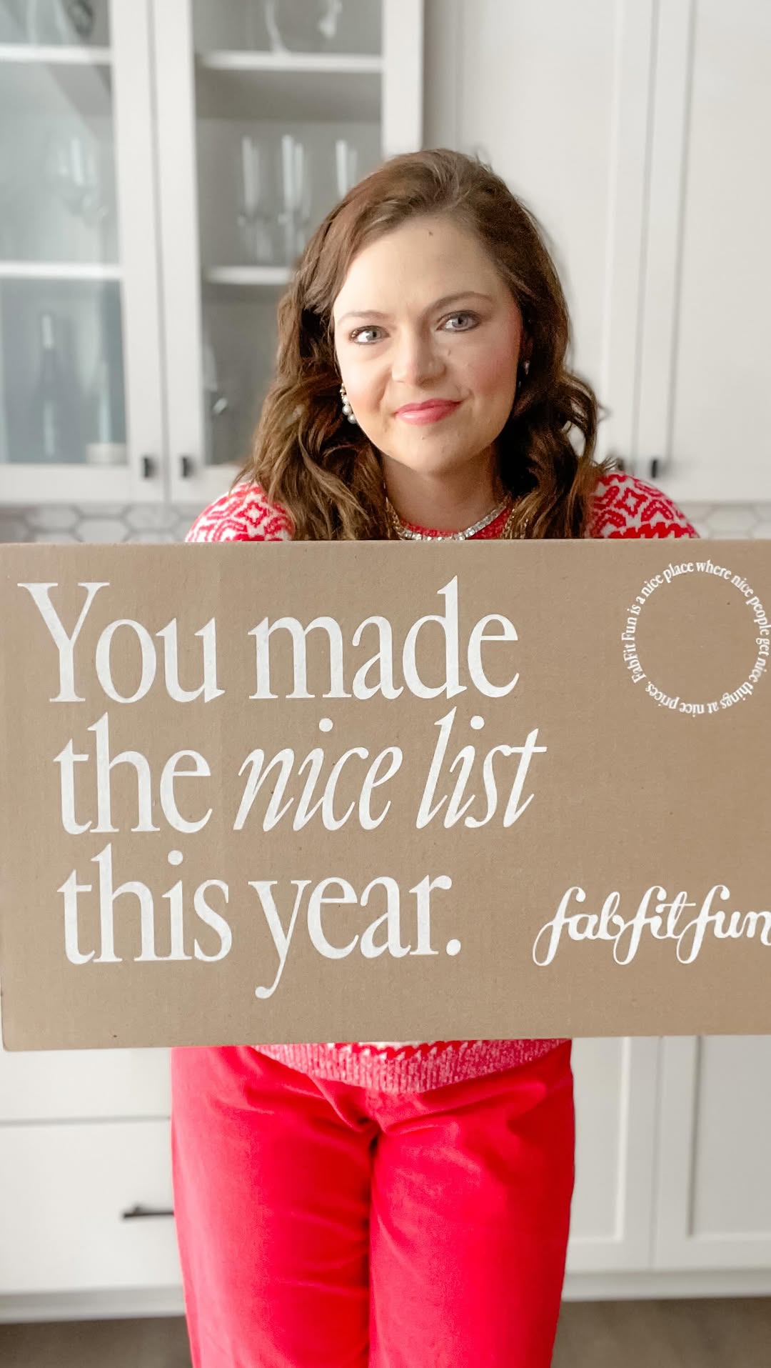 Instagram post by @chrissyandcrew for FabFitFun. Caption reads: I am so excited to try all of the goodies in my....
