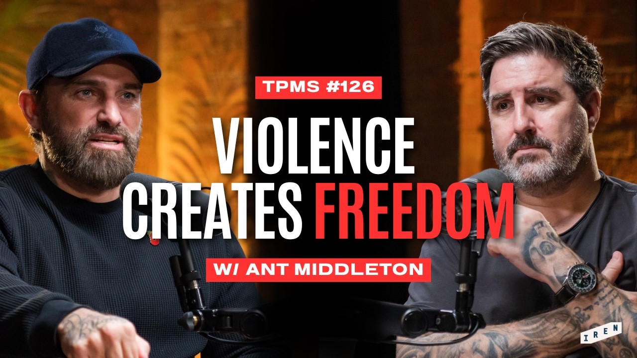 YouTube post by @PeterMcCormackShow for Ledger. Caption reads: Ant Middleton: The ERADICATION of British Culture....