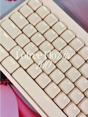 TikTok post by @jenni.rn.wfh for Lofree. Caption reads: [...] been out of stock forever 🦩💗 But the....