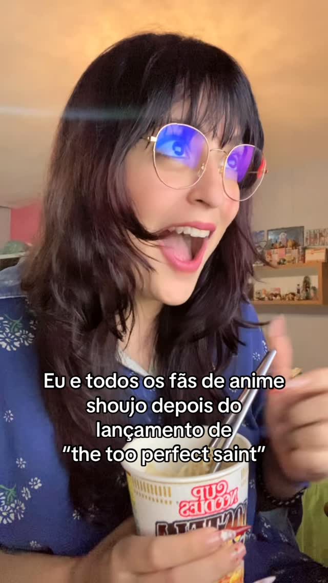 Instagram post by @_aoi_chan for Cup Noodles Brasil. Caption reads: Já viu o primeiro episódio? Oque achou? 
 “The too....