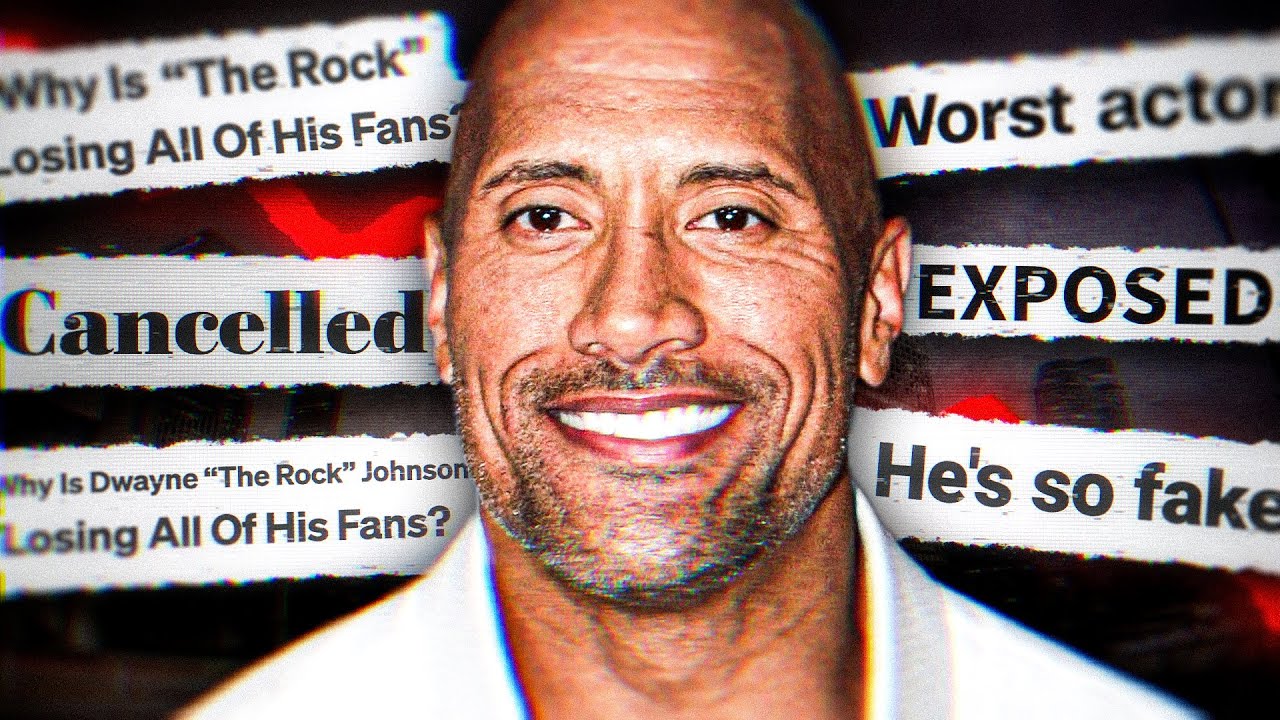 YouTube post by @Moon-Real for World Anvil. Caption reads: The Rock Is Everything Wrong With Hollywood.